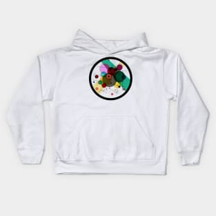 Inspired by Kandinsky's Circles in a Circle (1923) Kids Hoodie